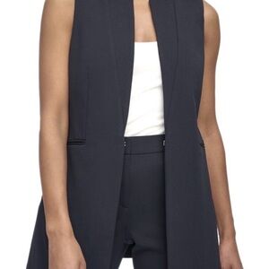 DKNY Navy Sleeveless Vest NWT